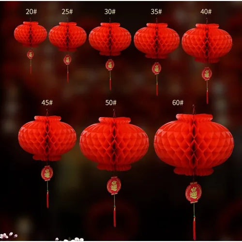 1 Bịt 10 LỒNG ĐÈN GIẤY( F25 / 20CM )