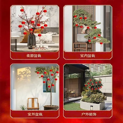 1 Bịt LỒNG ĐÈN NHUNG - Bịch 16 Trái 08
