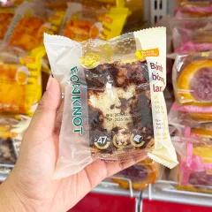 1 Cái Bánh Bông Lan BOWKNOT Vị Chà Bông Socola