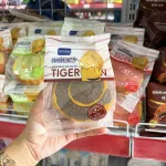 1 Cái Bánh Bông Lan Cuộn Da Hổ ZHUOGUAN 4 Màu (Vàng, Hồng, Nâu, Xanh)