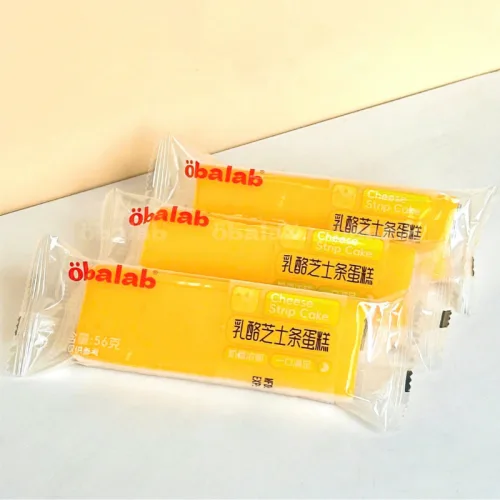 1 Cái Bánh Bông Lan Que Obalab Vị Phô Mai 56g