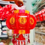1 Cặp Lồng Đèn Điện 3D Phản Quang Con Cá ( 2 Cái ) - 80cm