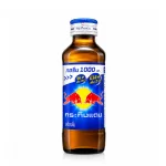1 Chai Nước Tăng Lực Bò Húc REDBULL Chai Thủy Tinh Nắp Xanh