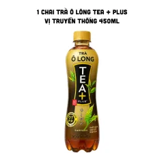 1 Chai Trà Ô Lông Tea + Plus Vị Truyền Thống 450ml