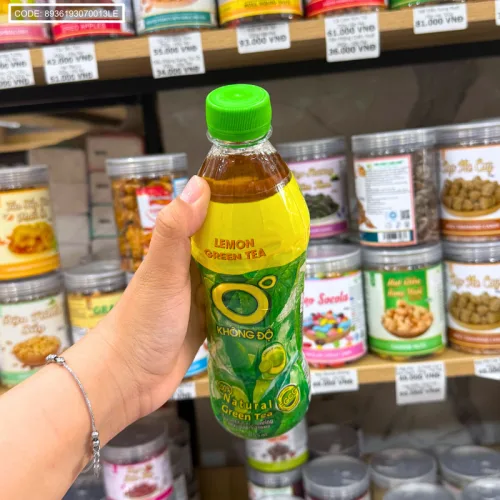 3 Chai Trà Xanh Không Độ Number 1 - Trà Xanh Vị Chanh Thiên Nhiên Không Độ (455ml/Chai)