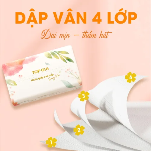 1 Gói Nhỏ Giấy Ăn Topgia Sương Mai