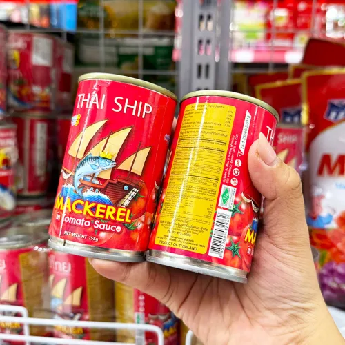 1 Hộp Cá Mòi Sốt Cà Hiệu Thai Ship Cánh Buồm 155g/hộp