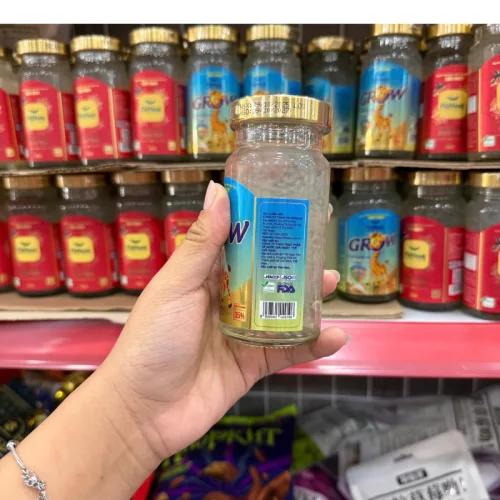1 Hủ Yến Chưng Đường Phèn Vị Vani Cho Bé Kids Grow FitNest 35% 150ml - Nước Yến