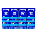 1 Lốc 4 Hộp Sữa Tươi Tiệt Trùng VINAMILK Ít Đường 180ml/Hộp