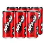 1 Lốc 6 Lon Nước Ngọt Sting Hương Dâu Tây Đỏ 320ml