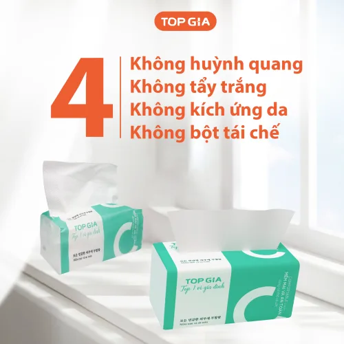 1 Túi 10 Gói Giấy Topgia Giấy Chữ C