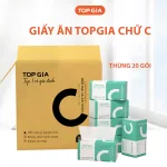 1 Thùng 20 Gói Giấy Topgia - Giấy Chữ C
