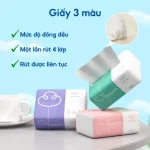 1 Thùng 30 Gói Khăn Giấy Ăn 3 Màu Top Gia Loại Nhỏ