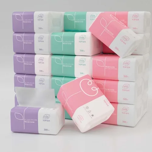 1 Thùng 30 Gói Khăn Giấy Ăn 3 Màu Top Gia Loại Nhỏ