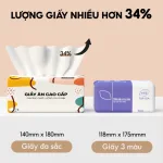 1 Thùng 40 Gói Khăn Giấy Ăn Sắc Màu Top Gia Loại Nhỏ