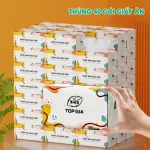 1 Thùng 40 Gói Khăn Giấy Ăn Sắc Màu Top Gia Loại Nhỏ