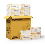 1 Thùng 40 Gói Khăn Giấy Ăn Sắc Màu Top Gia Loại Nhỏ