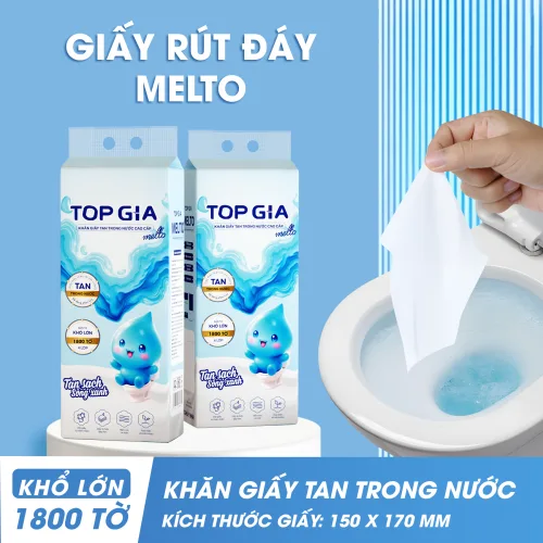 1 Thùng 6 Bịch Giấy Vệ Sinh Topgia Melto