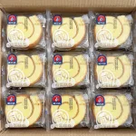 1 Thùng Bánh Bông Lan Cuộn NORBETA Vị Nguyên Bản - Thùng 2kg 27 Cái