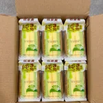 1 Thùng Bánh Bông Lan Tam Giác CHUNSANJIAO Vị Trà Xanh - Màu Xanh Lá