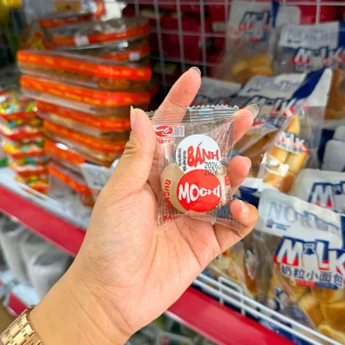 1 Thùng Bánh Mochi Đài Loan Vị Mè Gừng 2 Cô Gái 4 Vị Thơm Ngon