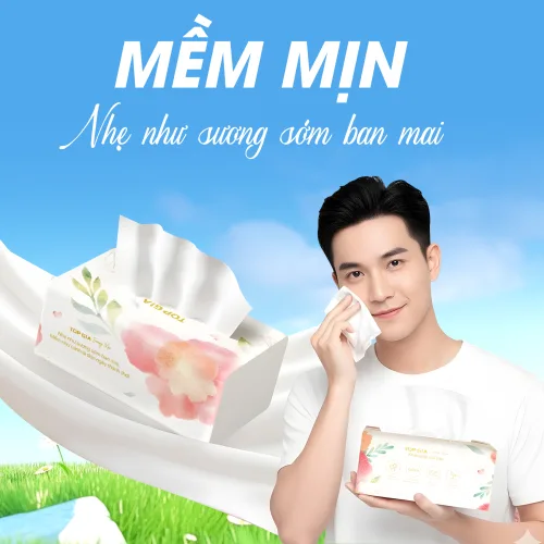 1 Thùng Giấy Ăn 20 Gói Topgia Sương Mai