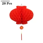 1 Túi 10 cái LỒNG ĐÈN GIẤY ( F15 / 12CM )