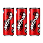 3 Lon Nước Ngọt Sting Hương Dâu Tây Đỏ 320ml