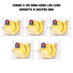 5 Bánh Bông Lan Cuộn NORBETA Vị Nguyên Bản