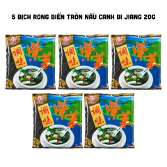 5 Bịch Rong Biển Tròn Nấu Canh BI JIANG 20g