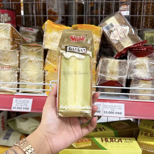 5 Cái Bánh Bông Lan Tam Giác Weisiel Vị Trà Xanh