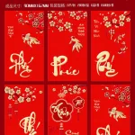 60 BAO LÌ XÌ NHUNG BẢN TO( CHỌN ĐƯỢC 10 HÌNH - 1 HÌNH 6 CÁI) nhiều hình
