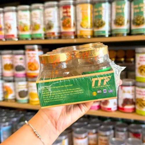 8 Hũ Tổ Yến Chưng Sallanest (Em Bé, Đông Trùng, Đường Phèn) - 30% Yến Tươi Salla Nest
