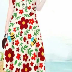 Đầm Tole nữ TD040