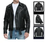 Áo Khoác Da Nam Biker Lót Dù Cao Cấp (Có size to 3x)