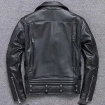Áo Khoác Da Nam Cổ Bẻ Phối Khoá Zip Cao Cấp (Có Size to 3x)