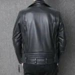 Áo Khoác Da Nam Cổ Bẻ Phối Khoá Zip Cao Cấp (Có Size to 3x)