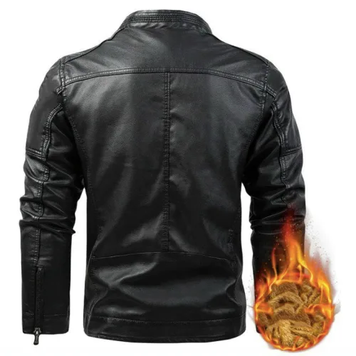 Áo Khoác Da Nam Lót Lông Cao Cấp (Có size to 3x)