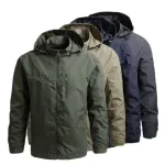 Áo Khoác Nam Dù 2 Lớp Nón Rời Cao Cấp