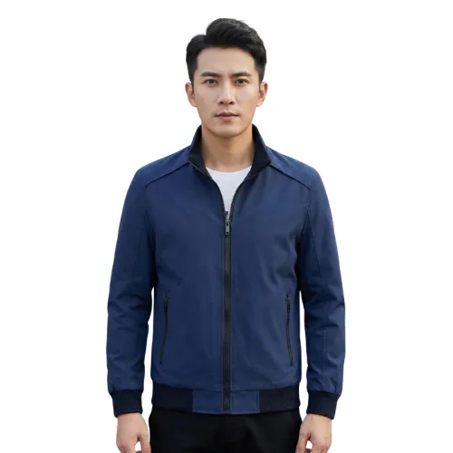 Áo Khoác Dù Nam Cổ Trụ - Áo Khoác Cổ Trụ Trơn Form Đứng Mặc Đẹp Có Big Size