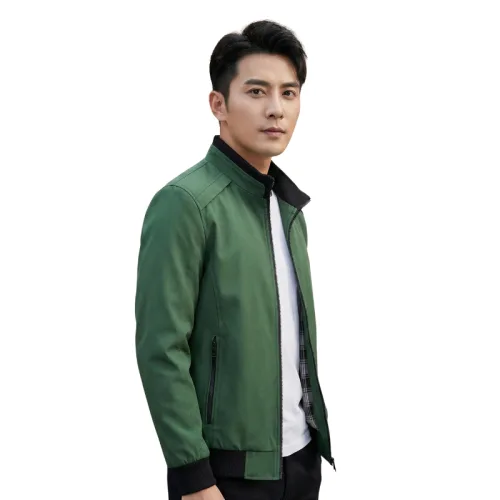 Áo Khoác Dù Nam Cổ Trụ - Áo Khoác Cổ Trụ Trơn Form Đứng Mặc Đẹp Có Big Size