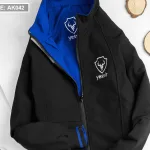 Áo khoác nam 2 lớp mặc được 2 kiểu thêu logo