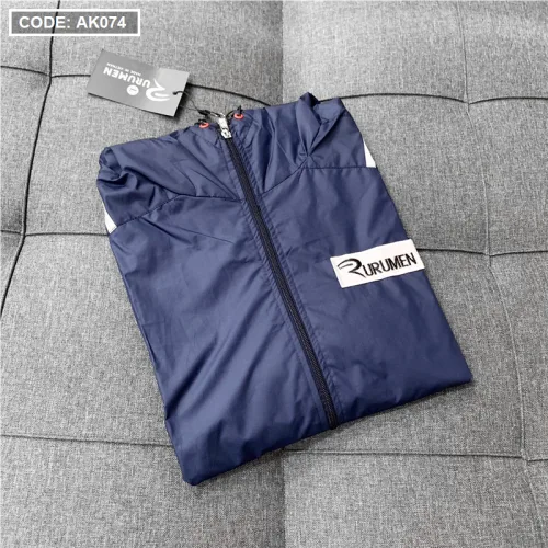 Áo Khoác Nam Dù 2 Lớp Có Nón Logo Rurumen