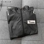 Áo Khoác Nam Dù 2 Lớp Có Nón Logo Rurumen