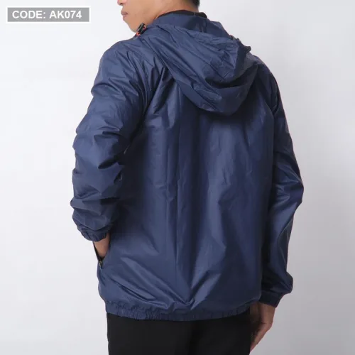 Áo Khoác Nam Dù 2 Lớp Có Nón Logo Rurumen