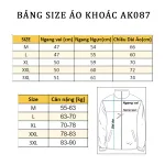 Áo Khoác Nam Rurumen Chất Dù 2 Lớp Cổ Đứng Phối Logo Bên Túi (Có size 3x)