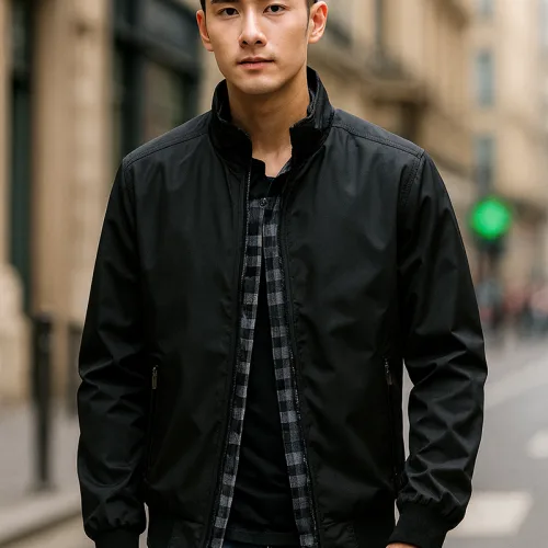 Áo Khoác Nam Dù 2 Lớp Lót Sọc Phía Trong (Có Size 3XL)
