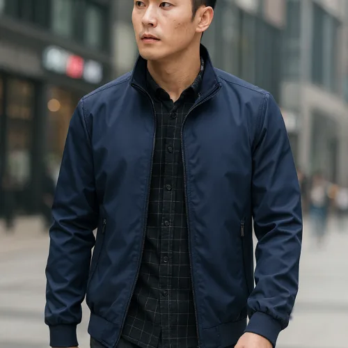 Áo Khoác Nam Dù 2 Lớp Lót Sọc Phía Trong (Có Size 3XL)