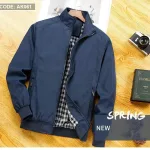 Áo Khoác Nam Dù 2 Lớp Lót Sọc Phía Trong (Có Size 3XL)