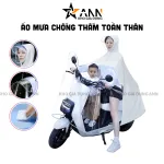 Áo Mưa Chống Thấm Toàn Thân Trong Suốt 2 Người
